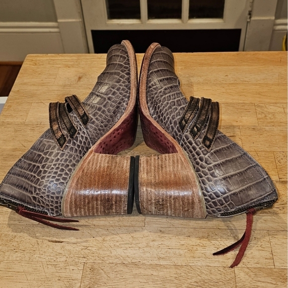 Freebird Ramsay Croc Gray 9 - Picture 4 of 7